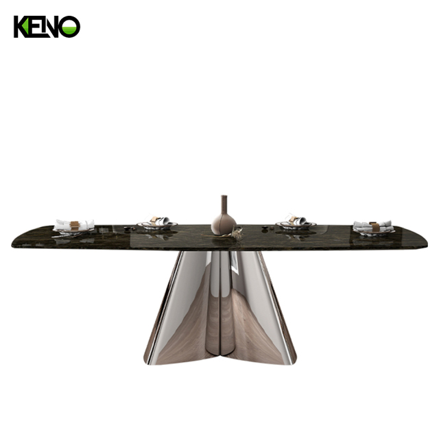 Rectangle Sintered Stone Dining Table — Hotel & Restaurant Bulk Supply, OEM Available