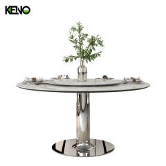 Round Marble Dining Table — Marble Dining Table Style, Custom Logo & Packaging