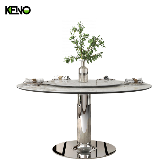 Round Marble Dining Table — Marble Dining Table Style, Custom Logo & Packaging