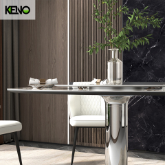 Round Marble Dining Table — Marble Dining Table Style, Custom Logo & Packaging