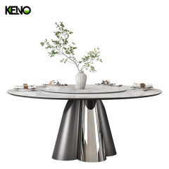 Round Dining Room Table — Modern Kitchen & Dining Room Coordination