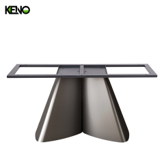 Rectangle Dining Room Table — Wood Grain Durability Dining Table  Restaurant Home Furniture