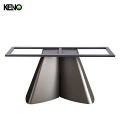 Oval Dining Room Table — Black Carrara Gold Home Furniture Table Coordinated Sets with Dining Chairs