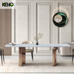 Dining Table —  Home Furniture Table Coordinated Sets with Home Dining Chairs