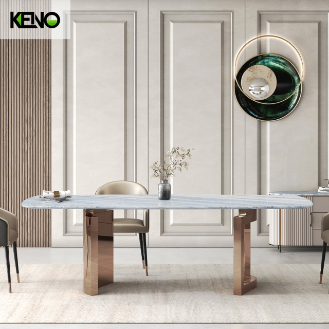 Dining Table —  Home Furniture Table Coordinated Sets with Home Dining Chairs