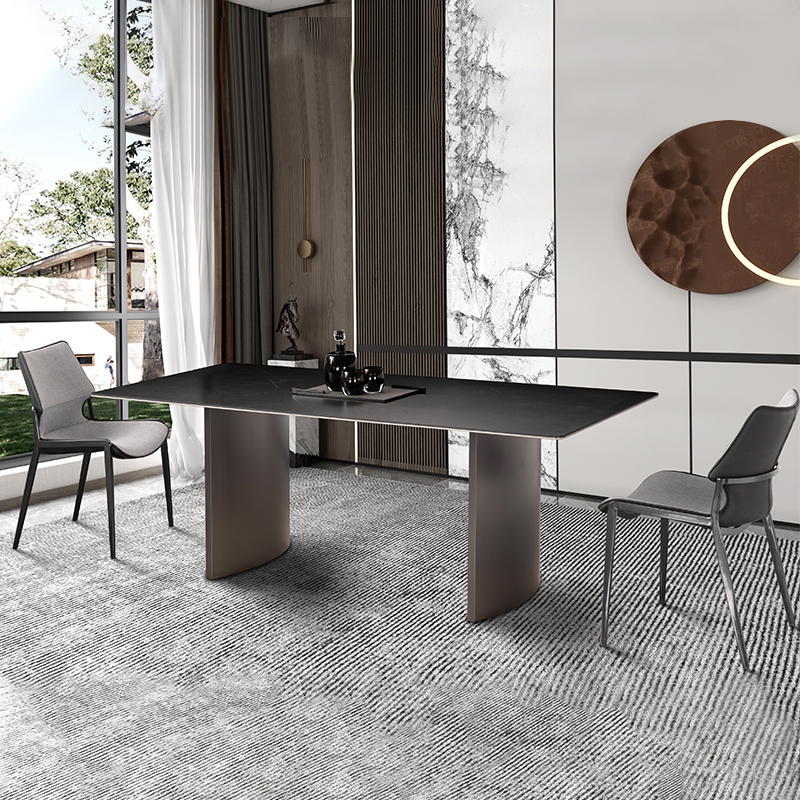 Dining Table Luxury Home Furniture Collection — Sintered Stone Dining Table Wholesale Customization