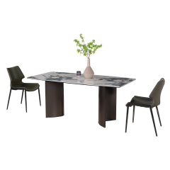 Dining Table Luxury Home Furniture Collection — Sintered Stone Dining Table Wholesale Customization