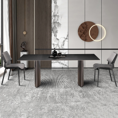 Dining Table Luxury Home Furniture Collection — Sintered Stone Dining Table Wholesale Customization