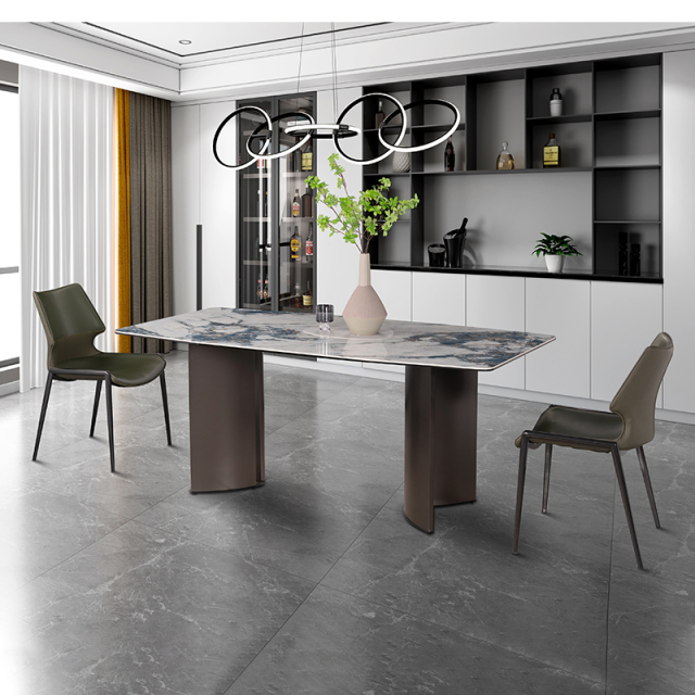 Dining Table Luxury Home Furniture Collection — Sintered Stone Dining Table Wholesale Customization