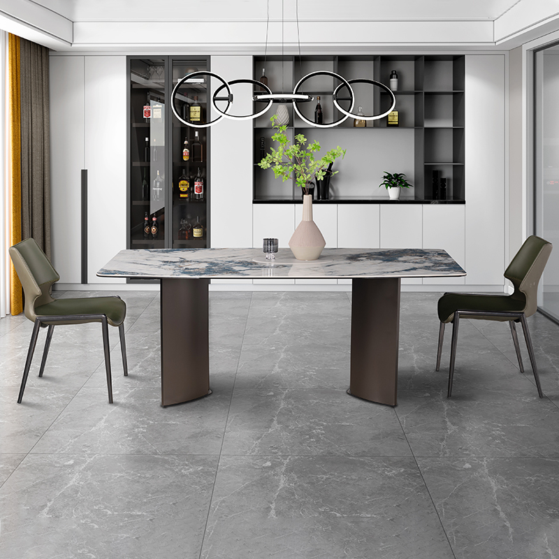 Dining Table Luxury Home Furniture Collection — Sintered Stone Dining Table Wholesale Customization