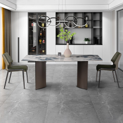 Dining Table Luxury Home Furniture Collection — Sintered Stone Dining Table Wholesale Customization