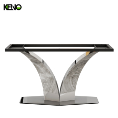 Dining Table Keno Factory Wholesale — Rose Gold Monet Garden Color Series Durable Hotel Home Furniture