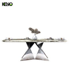 Marble Round Dining Table Minimalist Home Furniture & Home Chair Sets