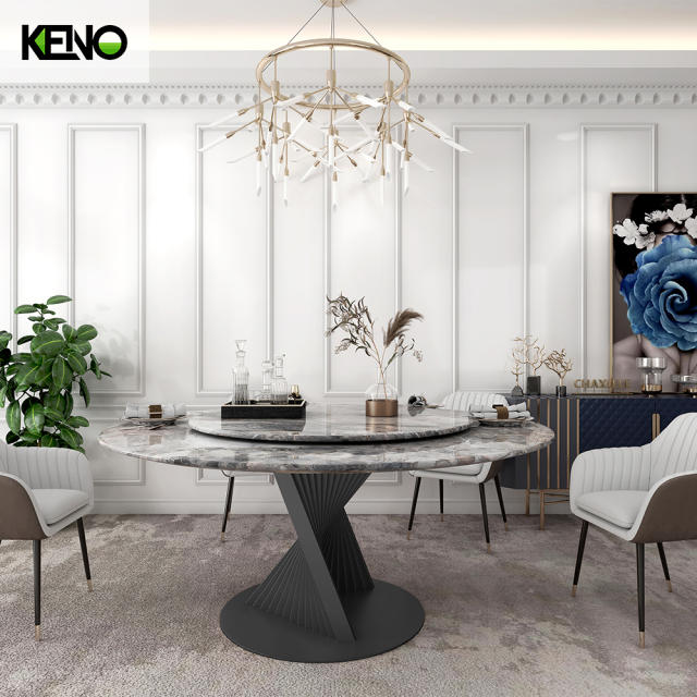 Marble Dining Table Durable Hotel Furniture for High Quality Use