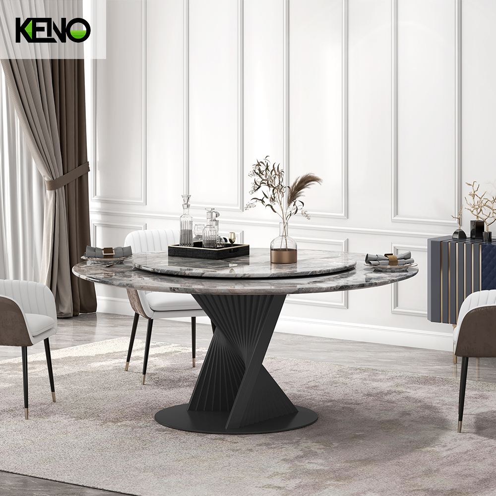 Marble Dining Table Durable Hotel Furniture for High Quality Use