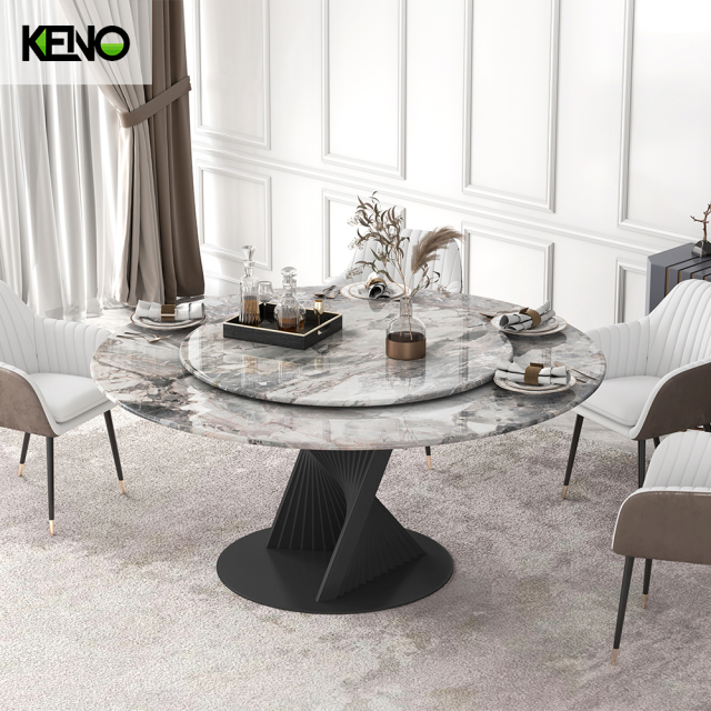 Marble Dining Table Durable Hotel Furniture for High Quality Use