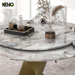 Dining Table Hotel-Grade Bronze Home Furniture for Luxury Spaces