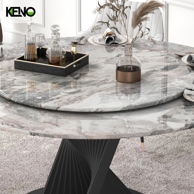Marble Dining Table Durable Hotel Furniture for High Quality Use