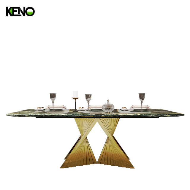 Marble Dining Table Luxury Home Furniture for Modern Living Room