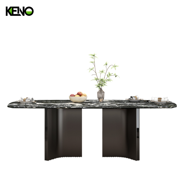 Paper Marble Dining Table Keno Series Luxury Home Furniture Wholesale from Factory