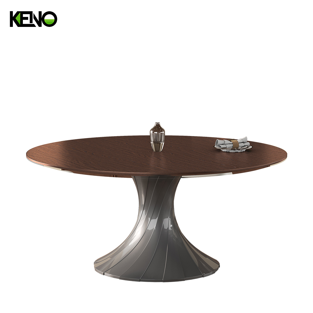 Wood Grain Dining Table Factory Direct Sale Customization Home Furniture for Restaurant