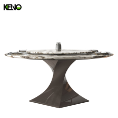 Marble Dining Table Table Chair Combination Home Furniture for Living and Dining Area