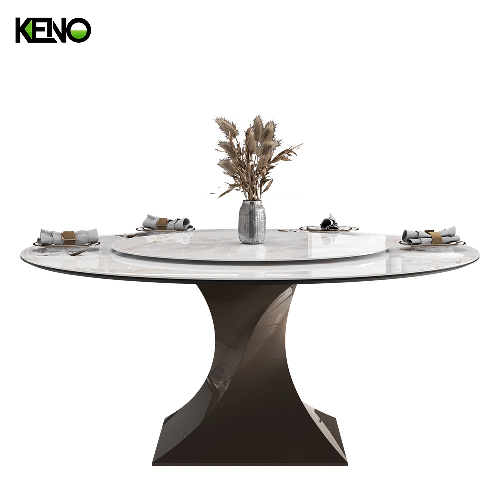 Sintered Stone Dining Table Wholesale Home Furniture Set with Sturdy Home Chair for Family
