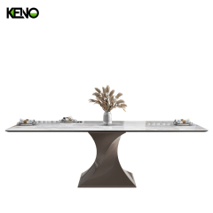 Sintered Stone Dining Table Factory Customization Luxury Home Furniture for Interior Design
