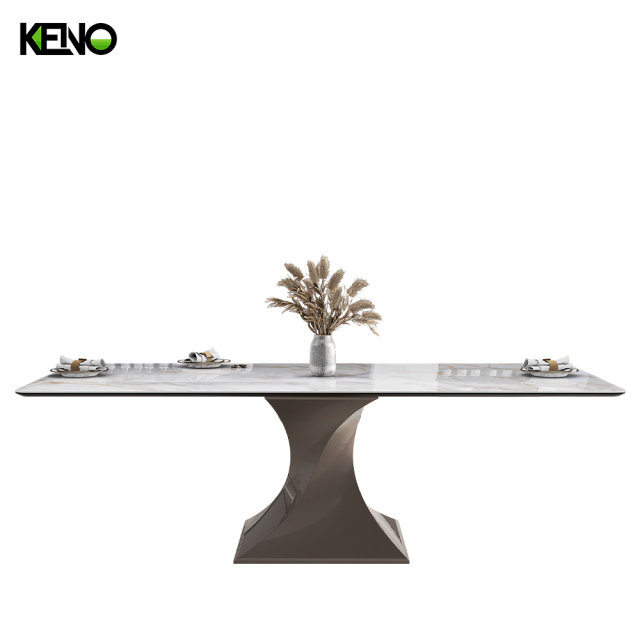 Sintered Stone Dining Table Factory Customization Luxury Home Furniture for Interior Design