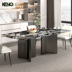Paper Marble Dining Table Keno Series Luxury Home Furniture Wholesale from Factory
