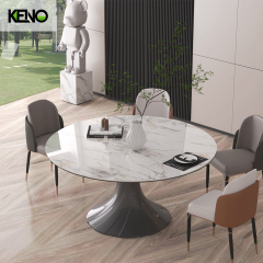 Sintered Stone Dining Table Luxury Home Furniture Set Suitable for Hotel and Household