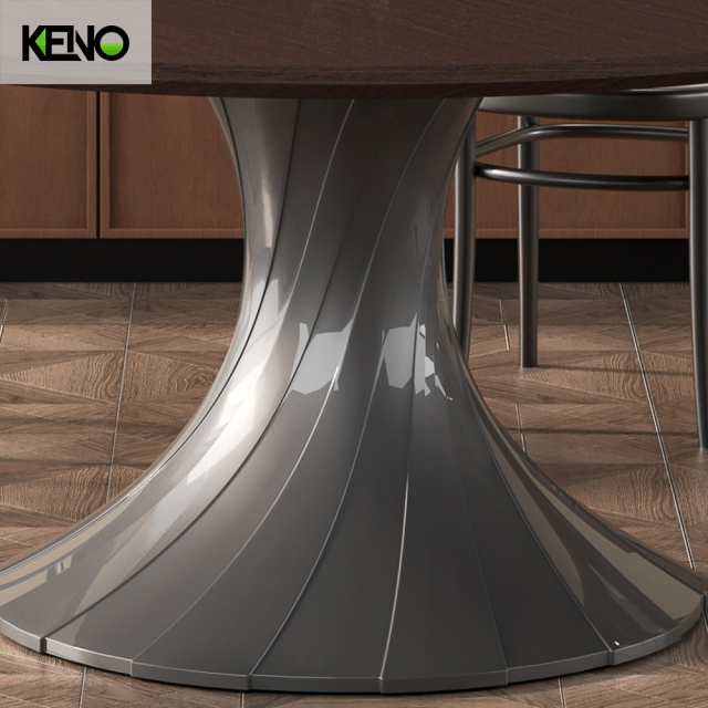 Wood Grain Dining Table Factory Direct Sale Customization Home Furniture for Restaurant