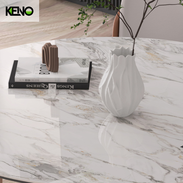 Sintered Stone Dining Table Luxury Home Furniture Set Suitable for Hotel and Household