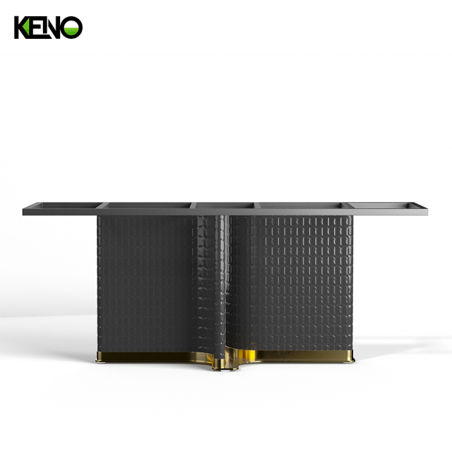 Sintered Stone Dining Table Home Furniture Space Saving Design for Apartment