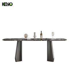 Paper Marble Dining Table and Home Chair Factory Direct Wholesale for Residential Use