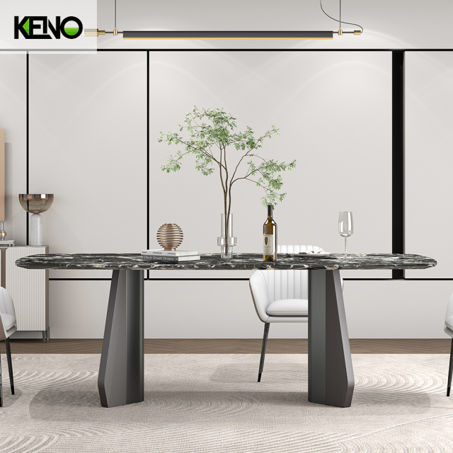 Paper Marble Dining Table and Home Chair Factory Direct Wholesale for Residential Use