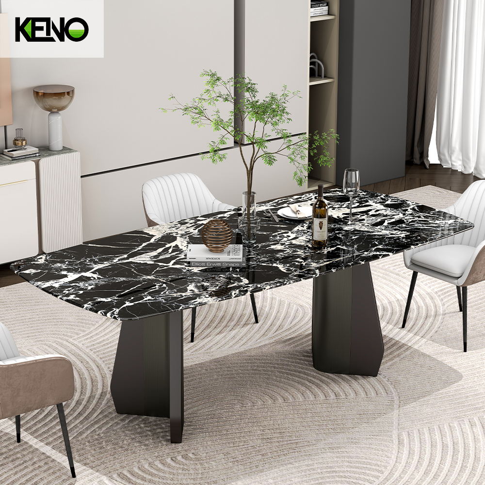 Paper Marble Dining Table and Home Chair Factory Direct Wholesale for Residential Use