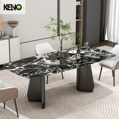 Paper Marble Dining Table and Home Chair Factory Direct Wholesale for Residential Use