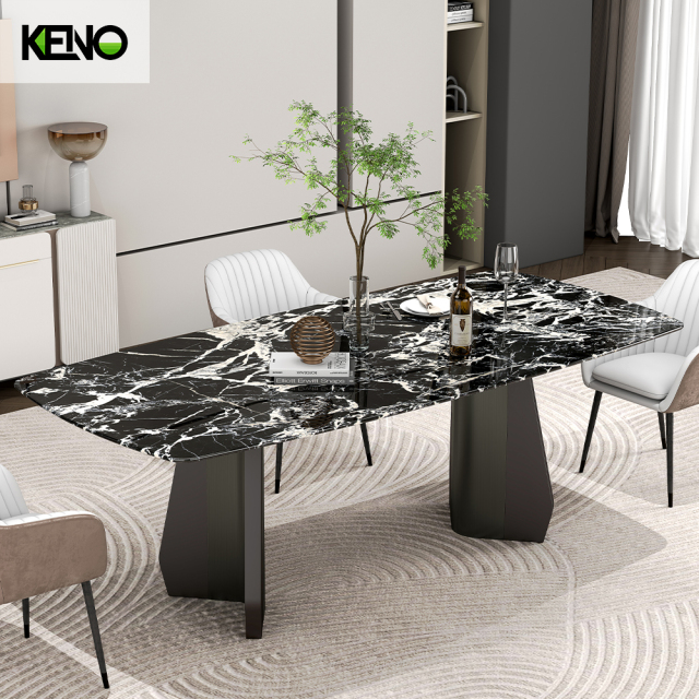 Paper Marble Dining Table and Home Chair Factory Direct Wholesale for Residential Use