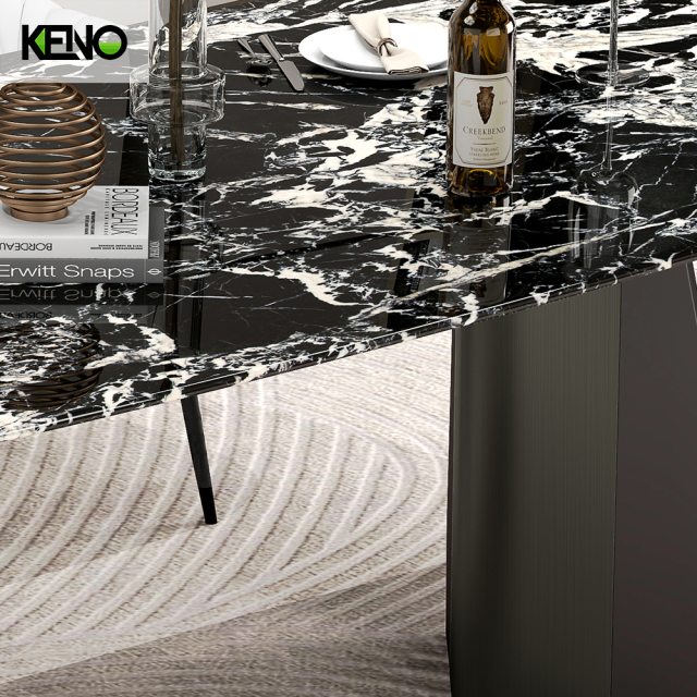 Paper Marble Dining Table and Home Chair Factory Direct Wholesale for Residential Use