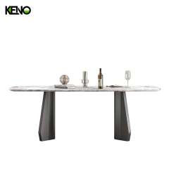 Marble Dining Table Factory Customization Home & Hotel Furniture Set