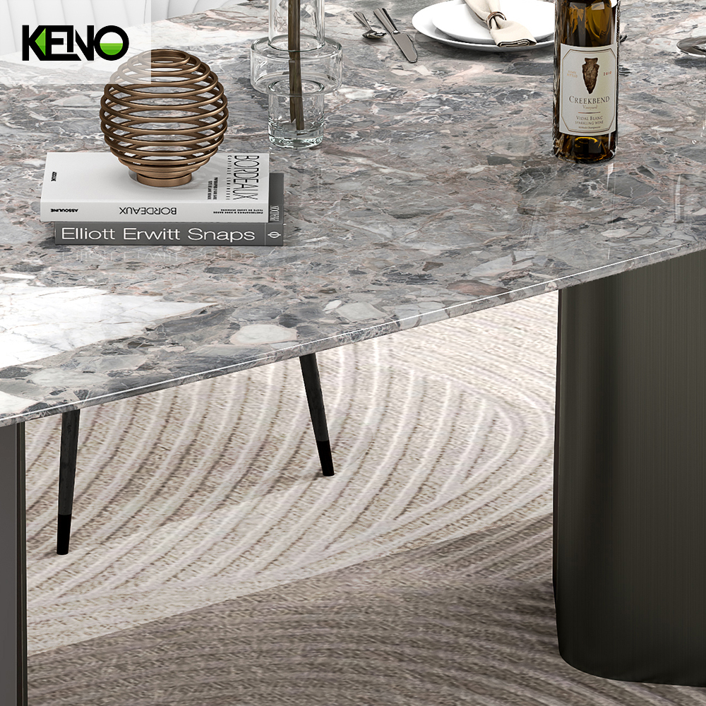 Marble Dining Table Factory Customization Home & Hotel Furniture Set