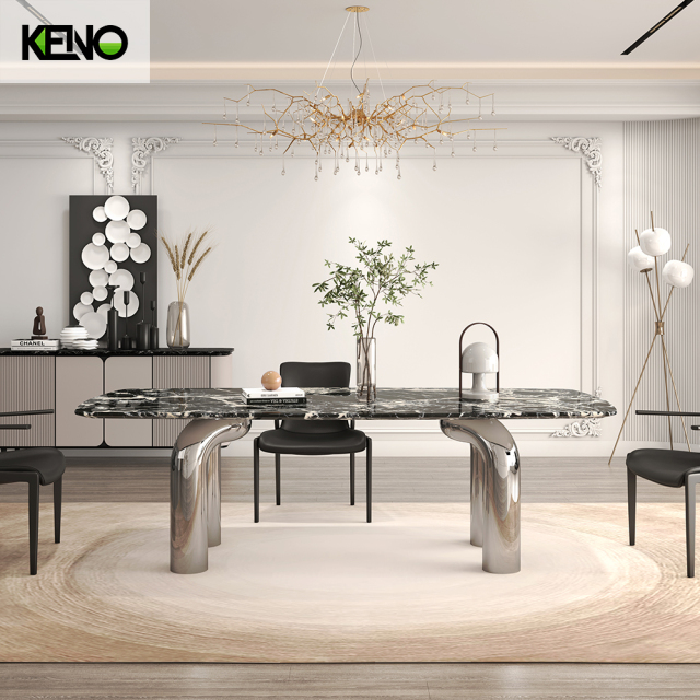 Dining Table Customization Modern Home Furniture for Villa