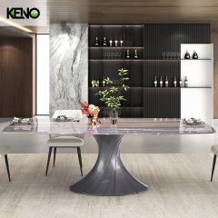 Marble Dining Table Keno Design Home Furniture Wholesale with Matching Chair