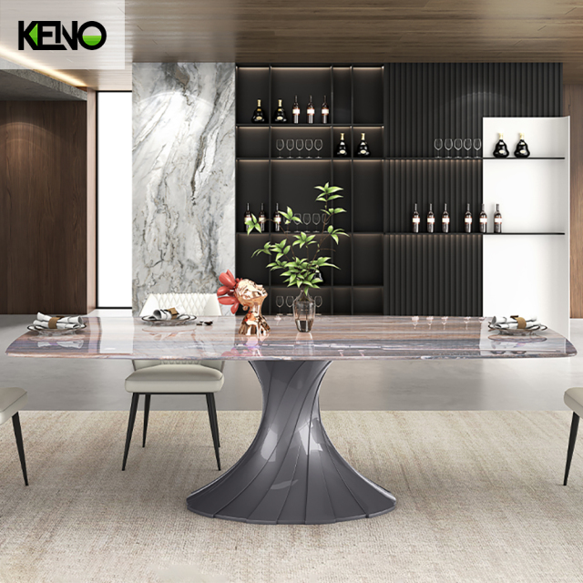 Marble Dining Table Keno Design Home Furniture Wholesale with Matching Chair