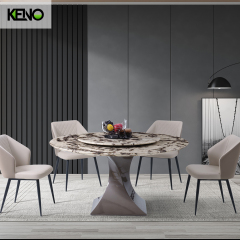 Marble Dining Table Luxury Style Home Furniture with Factory Direct Competitive Price