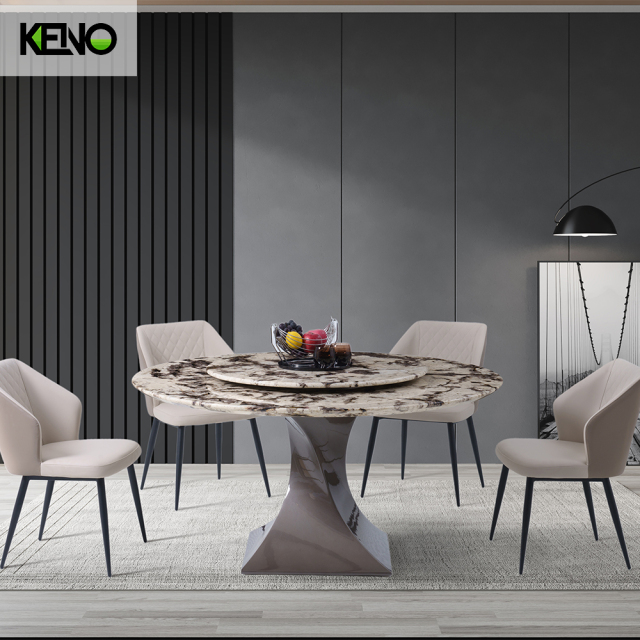 Marble Dining Table Luxury Style Home Furniture with Factory Direct Competitive Price