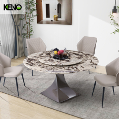 Marble Dining Table Luxury Style Home Furniture with Factory Direct Competitive Price