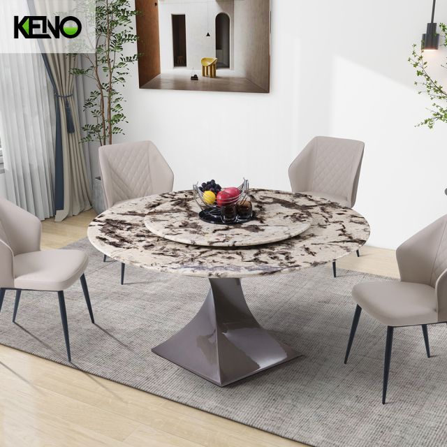 Marble Dining Table Luxury Style Home Furniture with Factory Direct Competitive Price