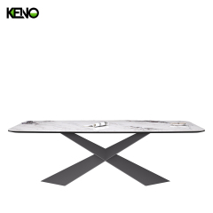 Sintered Stone Dining Table Custom Home Furniture Luxury Design for Dining Room and Living Room